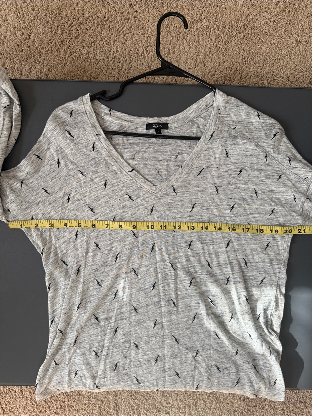 Rails Sami Grey Thunder Long Sleeve Tee | NWOT | Size Small | Soft Cotton Top - Picture 6 of 6